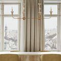 Product Image 14 for Aurelia Frost Rectangular Chandelier from Currey & Company