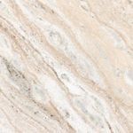 Close-up of taupe marble surface showing natural stone texture and veining