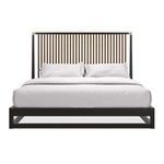 Product Image 1 for Pinstripe Slatted King Bed from Caracole