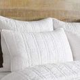 Product Image 2 for Carly 3-Piece White Cotton Fabric Quilt Bedding Set from Classic Home
