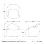 Product Image 7 for Boulder Swivel Lounge Chair from Arteriors
