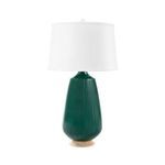 Product Image 1 for Aurora Glazed Emerald Green Ceramic Lamp from Villa & House