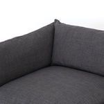 Close-up showing tightly woven fabric on cushioning and clean seam lines on Westwood sofa