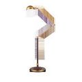 Side view of Libretto Floor Lamp showing extended arm and lamp shade profile