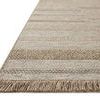 Close-up angled view showing textured weave and fringe detail on one short edge