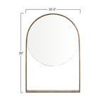 Product Image 10 for Jada Lifted Mirror With Shelf from Creative Co-Op