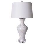 Product Image 2 for White Crystal Shell Fishtail Vase Table Lamp from Legend of Asia