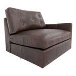 Product Image 2 for Thurlow Right Arm Facing Chair Espresso Brown Leather from Moe's
