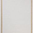 Easton Wheat Ivory Rug reverse side showing ivory center with wheat-colored border and fine horizontal stripe texture