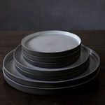 Product Image 3 for Lagoa Eco Gres Salad and Dessert Plate, Set of 6 - White from Costa Nova