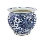 Product Image 9 for Blue & White Porcelain Arhat Fish Planter from Legend of Asia