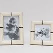 Product Image 1 for Omari Black & White Bone Photo Frame from BIDKHome