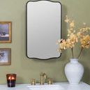 Product Image 6 for Jefain Scalloped Black Medicine Cabinet from Cooper Classics