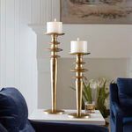 Product Image 3 for Highclere Gold Decorative Candle Holders, Set of 2 from Uttermost