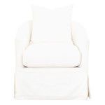 Product Image 7 for Faye Slipcover Round Swivel Accent Chair - Cream from Essentials for Living
