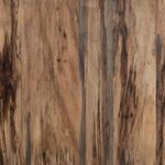 Close-up of natural rustic wood grain on Zoey Chair’s back panel