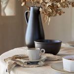 Product Image 3 for Luzia Ceramic Stoneware Coffee Cup and Saucer, Set of 6 - Ash Grey from Costa Nova