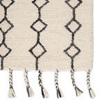 Product Image 5 for Garnet Handmade Trellis Ivory/ Black Rug By Nikki Chu from Jaipur 