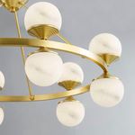 Product Image 3 for Grafton 16-Light Chandelier - Aged Brass from Hudson Valley