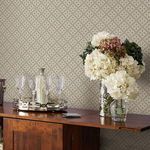 Product Image 2 for Laura Ashley Mr Jones Dove Grey Geometric Wallpaper from Graham & Brown