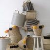 Product Image 4 for Set Of 2 Beige & Black Wicker Baskets With Handles & Tassels from Creative Co-Op