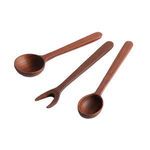 Product Image 1 for Yami Brown Tapas Serving Accesories Set 3-Pcs. from BIDKHome