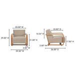 Product Image 9 for Eckersley Lounge Chair from Moe's