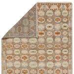 Product Image 3 for Titale Handknotted Medallion Orange / Slate Rug from Jaipur 