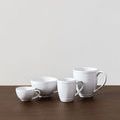 Product Image 4 for Friso Ceramic Stoneware Cappuccino Cup, Set of 6 - White from Costa Nova