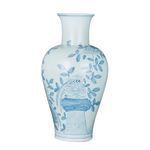 Product Image 1 for Blue & White Fairy Vase Pheasant Flower Motif from Legend of Asia