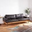 Product Image 7 for Chiavari Distressed Casual Antique Ebony Leather Sofa from World Interiors
