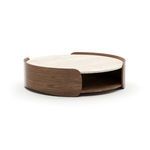 Product Image 1 for Fleur Open Cocktail Table W/Wood Shelf from Caracole