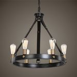 Product Image 5 for Uttermost Alita Champagne Metal Drum Pendant from Uttermost