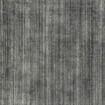 Barkley Charcoal Rug with hand-loomed linear tonal design in shades of charcoal wool and shimmery rayon