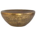 Product Image 1 for Gilded Dome Gold Coffee Table from Uttermost