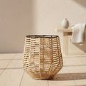 Product Image 4 for Natural Iron & Bamboo Round Lantern Dia 8.5" from BIDKHome