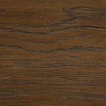 Close-up showing rich wood grain texture on Bennett Chair’s solid oak frame