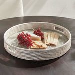 Product Image 5 for Burma Rattan Round Serving Tray from Napa Home And Garden