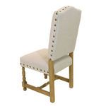 Product Image 3 for Linen Madrid Chair With Nailheads from Furniture Classics