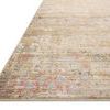 Close-up angled view showing texture and color variation with ribbing effect on the rug