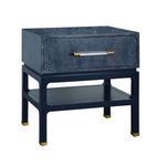 Product Image 2 for Estelle Navy Burl Wood Side Table from Worlds Away