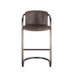 Product Image 4 for Chiavari Distressed Antique Ebony Leather Bar Chairs, Set Of 2 from World Interiors