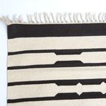 Product Image 6 for Grey Flatweave Bordered Stripe Rug 9x12' from Four Hands