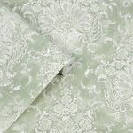 Product Image 1 for Laura Ashley Maddox Sage Green Wallpaper from Graham & Brown