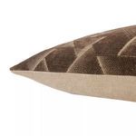 Product Image 8 for Jacques Geometric Dark Taupe/ Silver Throw Pillow 22 inch from Jaipur 