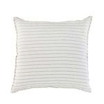 Product Image 1 for Blake Striped Linen Euro Sham  - Cream / Grey from Pom Pom at Home