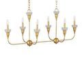 Product Image 13 for Aurelia Frost Rectangular Chandelier from Currey & Company