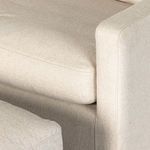 Product Image 9 for Andrus Cream Fabric Chair & A Half with Ottoman from Four Hands