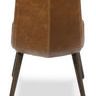 Product Image 5 for Harned Leather Side Chair, Dark from Sarreid Ltd.