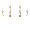 Product Image 4 for Aurelia Frost Rectangular Chandelier from Currey & Company